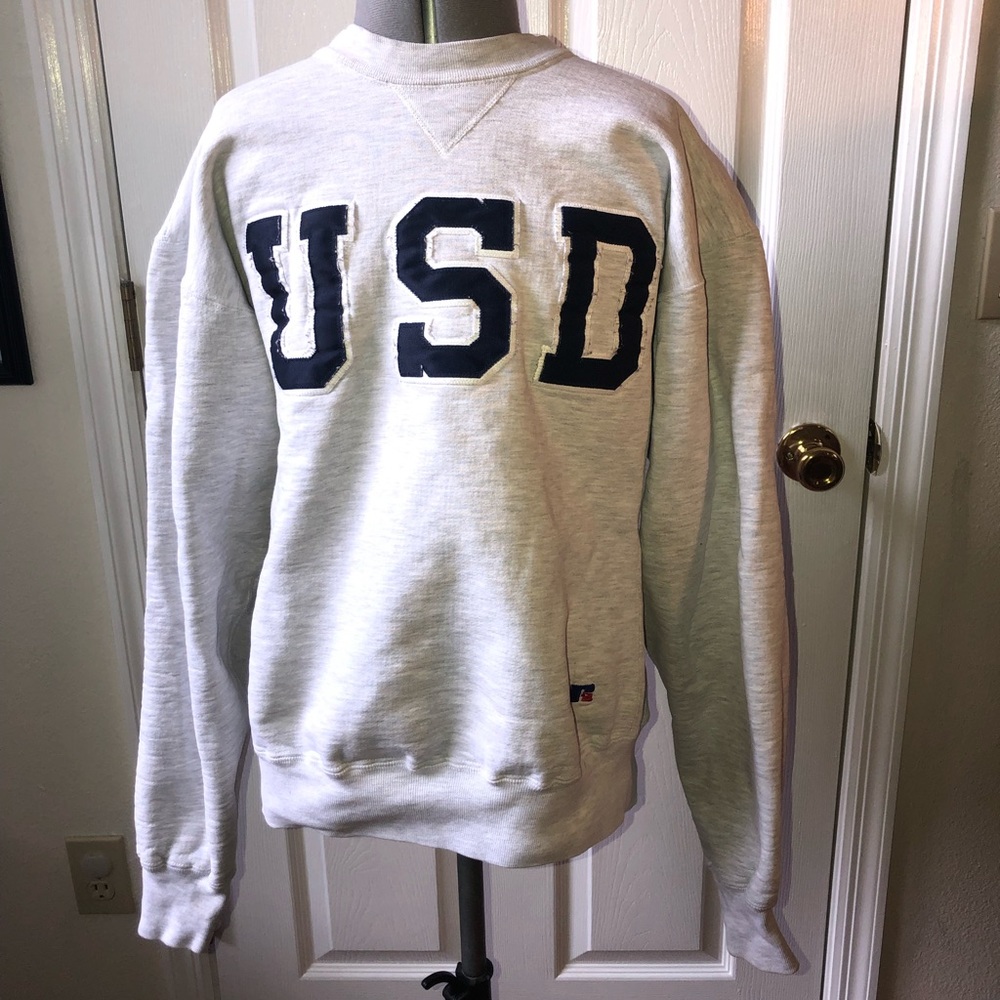 Oversized vintage USD sweatshirt